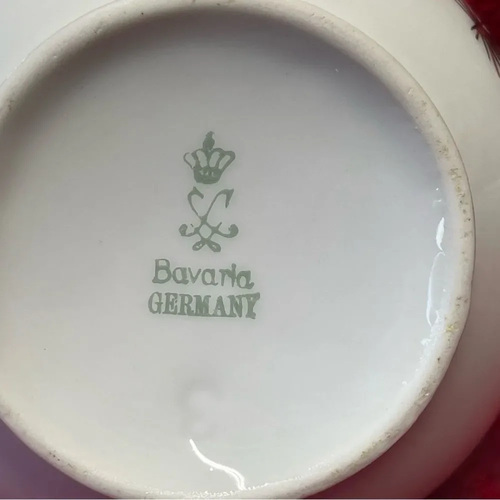MCM Oscar Schaller & Co. Starburst Creamer and Sugar‎ Bowl with Lid. RARE!